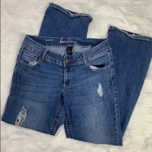 Lane Bryant Bootcut Distressed Jeans Size 14 T2